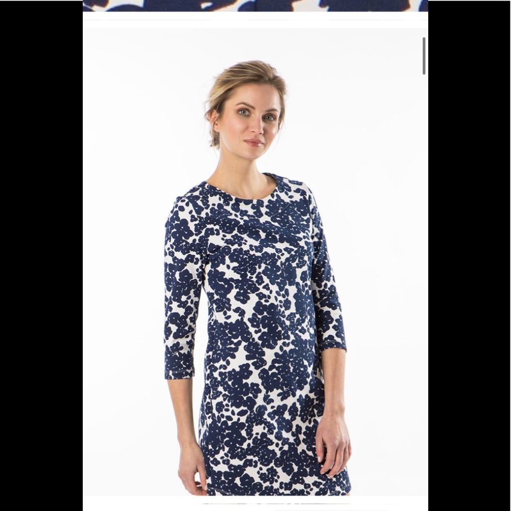 Mahi Gold Ponte Hinckley Dress
